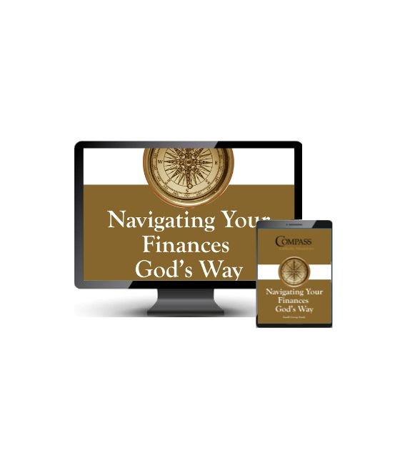 Product Description: TheNavigating Your Finances God’s Waysmall group study teaches people of all ages, economic levels and cultural backgrounds God’s perspective of managing money and possessions. It provides practical applications for handling finances, and really gets to the heart of the matter.</br></br>Topics include:</br></br>• God’s Part & Our Part</br></br>• Debt, Honesty & Counsel</br></br>• Generosity</br></br>• Work</br></br>• Saving & Investing</br></br>• Handling Crisis</br></br>• Eternity</br></br>Included with this offering is:</br></br>• Access toNavigating Your Finances God’s Way ebook</br></br>•Access to Your Money Counts book, co-written by Howard Dayton, Jon Bean & Evelyn Bean</br></br>Note:</br></br>All prices displayed in the online store are in USD (US dollars).</br> Navigating Your Finances God’s Way Ebook