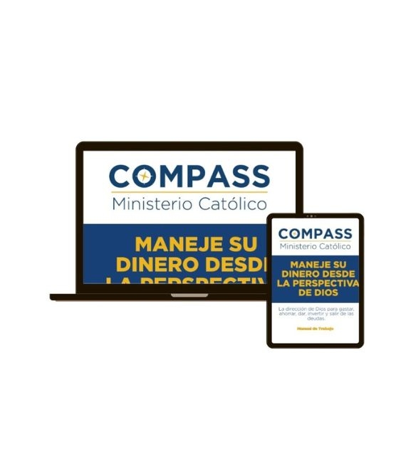 Product Description: Este pequeño grupo de estudio bíblico de nueve semanas enseña formas de manejar el dinero y las posesiones a través de una perspectiva Católica. Además de las discusiones de estudio bíblico en grupo, los participantes tienen aplicaciones financieras personales cada semana.</br></br>Conjunto de Estudio:</br></br>Libro de Trabajo en Línea</br></br>Libro de Trabajo(físico)</br></br>Acceso a Herramientas de Gestión de Dinero</br></br>Acceso a Varias Calculadoras Financieras</br></br>Los temas incluyen:</br></br>La Parte de Dios</br>Nuestra Parte</br>Deuda</br>Honestidad</br>Consejo</br>Generosidad</br>Trabajo Ahorro e Inversión</br>Crisis</br>Perspectiva</br>Eternidad</br></br>Nota:</br></br>El precio está en USD (dólares estadounidenses).</br></br>Lamentamos sinceramente el aumento de precios y la necesidad de que los clientes cubran sus propios costos de envío; sin embargo, este cambio es necesario debido al aumento en los gastos de impresión y envío.</br> Maneje Su Dinero Desde La Perspectiva De Dios - In