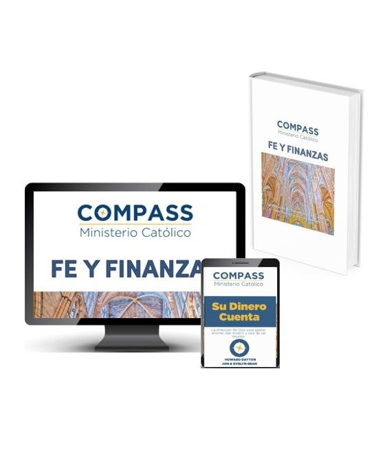 Product Description: Este es un paquete de dos libros que incluye el libro"Fe y Finanzas" y el libro"Su Dinero Cuenta".</br></br>Fe y Finanzases nuestro principal estudio bíblico que profundiza en la administración del dinero desde un punto de vista auténticamente Católico.</br></br>En el transcurso de seis semanas, los participantes aprenden a:</br></br>Crear un plan de gastos</br></br>Sal de la deuda aplastante</br></br>Vive con total integridad financiera</br></br>Comience a ahorrar e invertir para el bienestar financiero a largo plazo</br></br>Desarrollar un plan de generosidad que mejorará sus vidas mientras crecen en la fe.</br></br>¡Lo más importante es que aprendan cómo el discipulado financiero puede cambiar sus vidas!</br></br>Fe y Finanzas no es solo para aquellos que tienen deudas; es para cualquiera que quiera vivir con su dinero de una manera que aumente su fe en lugar de restarle valor. Este estudio se puede tomar individualmente, en un grupo pequeño, en línea o facilitado por una parroquia.</br></br>Incluye:</br></br>1 Fe y Finanzas</br></br>1 Su Dinero Cuenta</br></br>Acceso a Videos en Línea</br></br>Acceso a Herramientas de Gestión de Dinero</br></br>Acceso a Varias Calculadoras Financieras</br> Fe y Finanzas & Su Dinero Cuenta